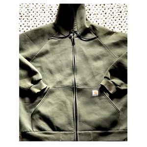 Carhartt Men’s Lined Zip Up Hoodie Jacket